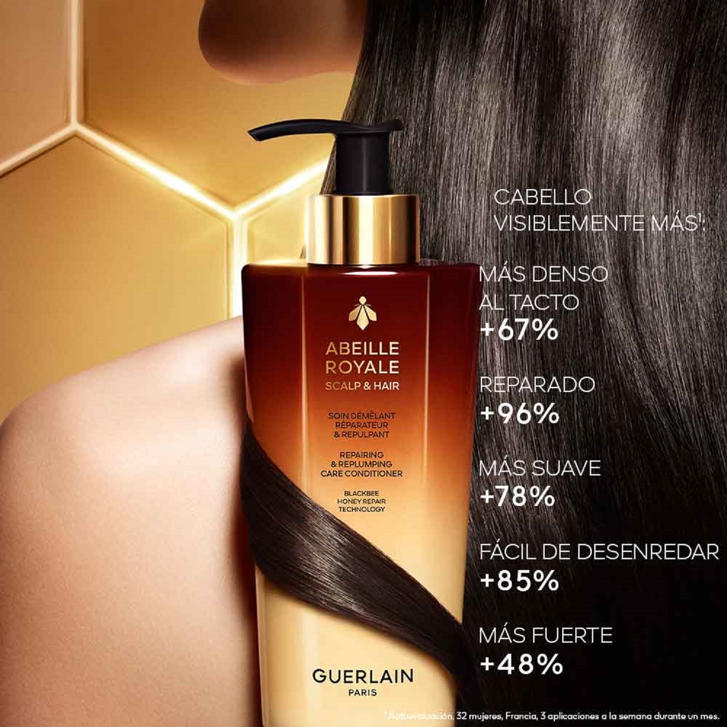 ACONDICIONADOR TRATAMIENTO REPARADOR Y REDENSIFICANTE ABEILLE ROYALE (ACONDICIONADOR REPARADOR PARA CABELLO)
